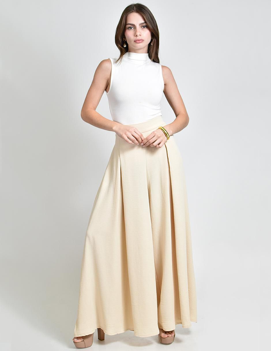 Pantalón relaxed amplio para mujer 4