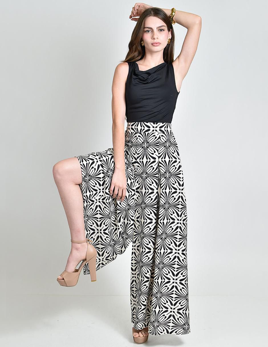 Pantalón relaxed amplio para mujer 4