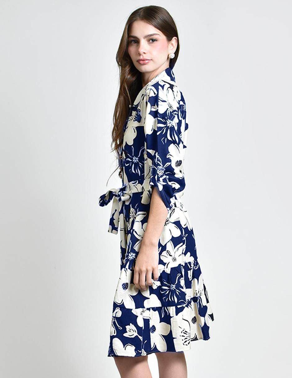 Vestido arriba de la rodilla casual para mujer 2