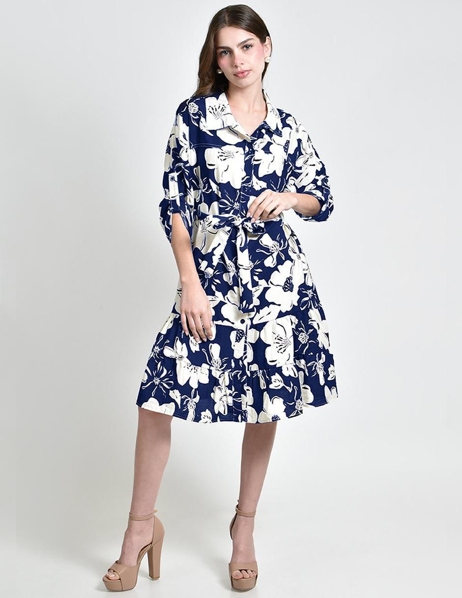 Vestido arriba de la rodilla casual para mujer 5