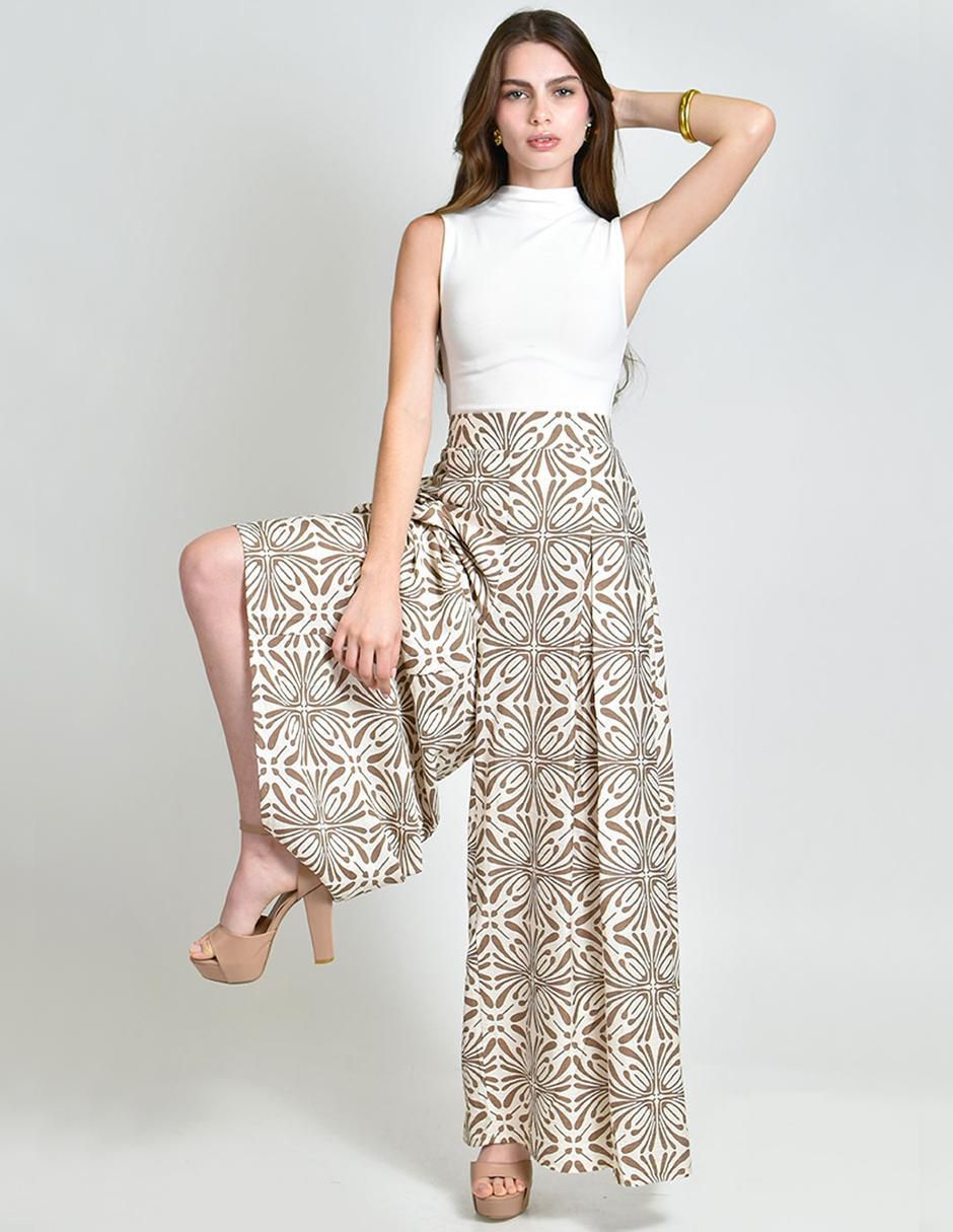 Pantalón relaxed amplio para mujer 4