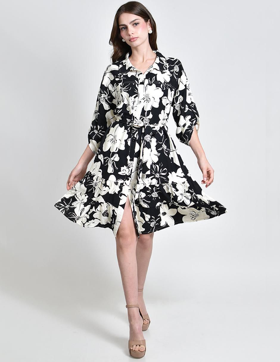 Vestido arriba de la rodilla casual para mujer 5