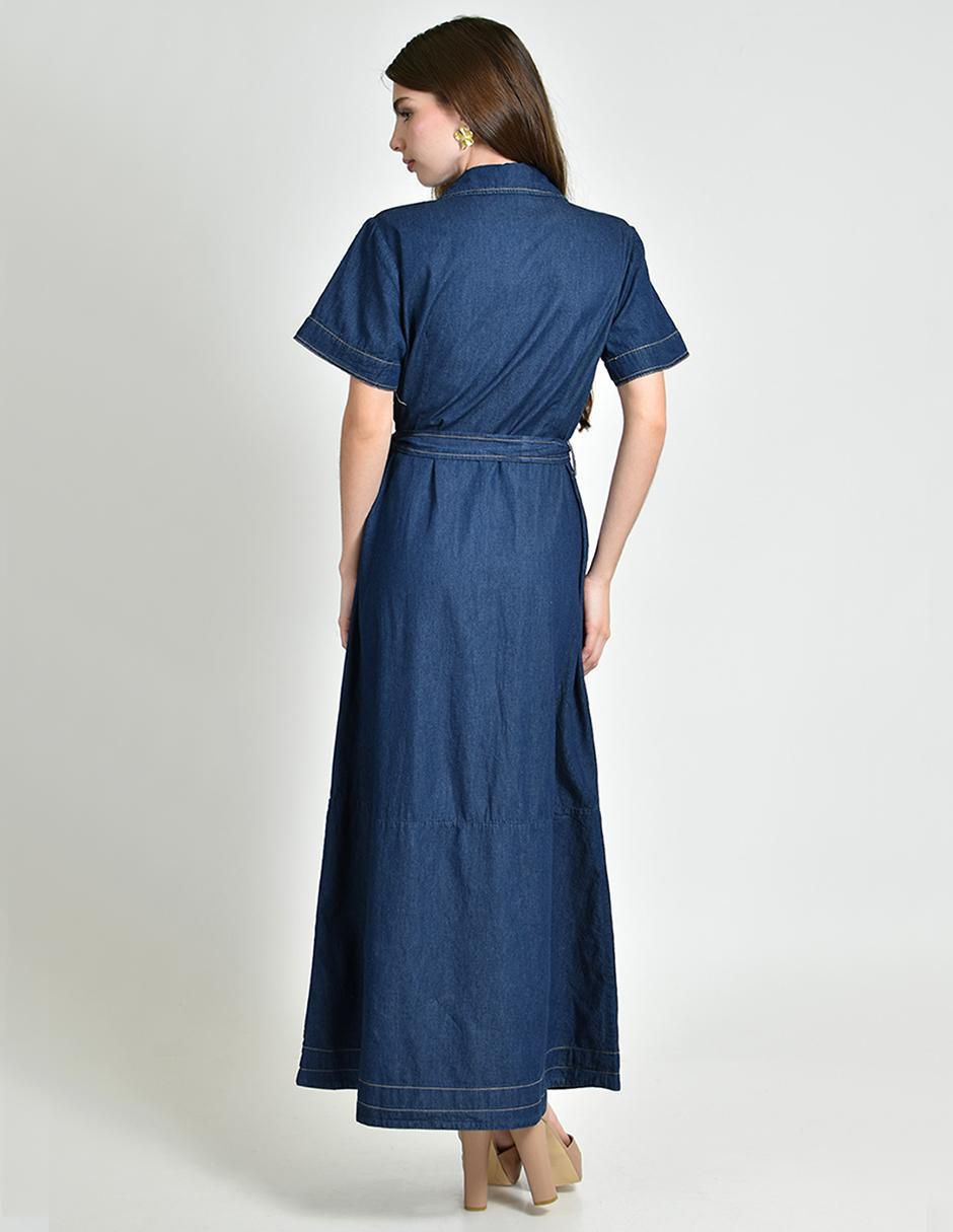 Vestido largo casual para mujer 3