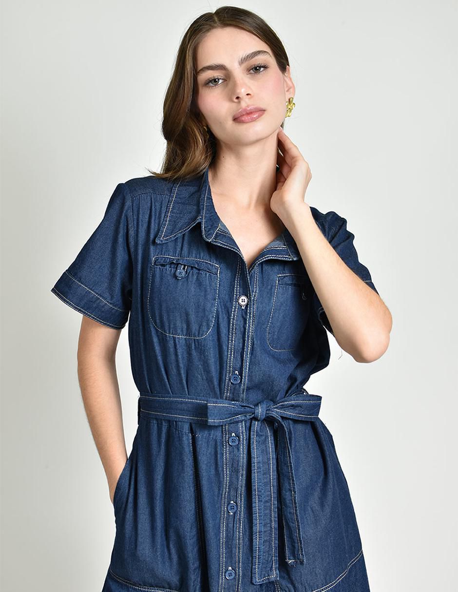 Vestido largo casual para mujer 4