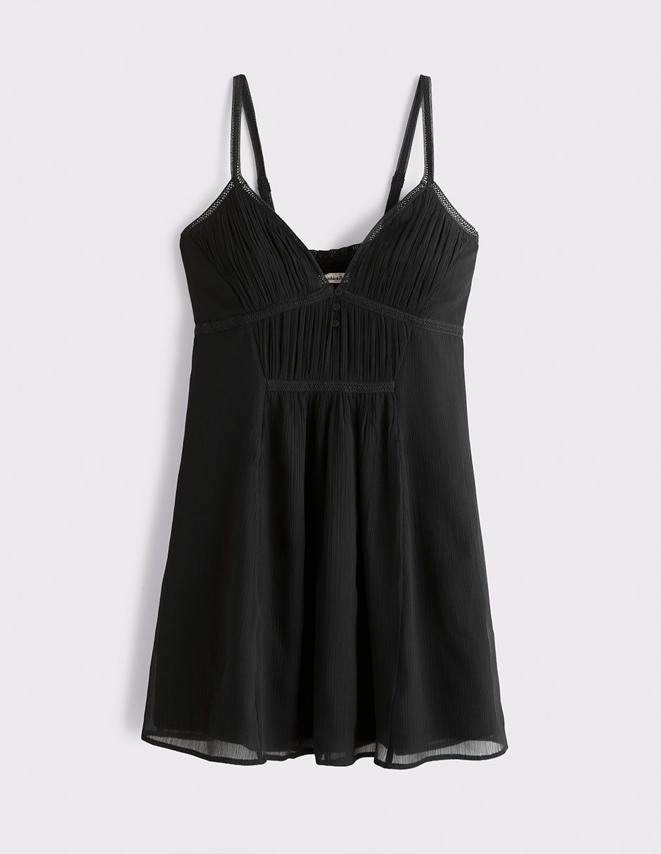VESTIDO ABERCROMBIE & FITCH, G, NEGRO
