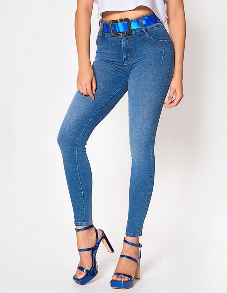 Jeans ultra slim cintura Estocolmo para mujer Jeans ultra slim cintura Estocolmo para mujer