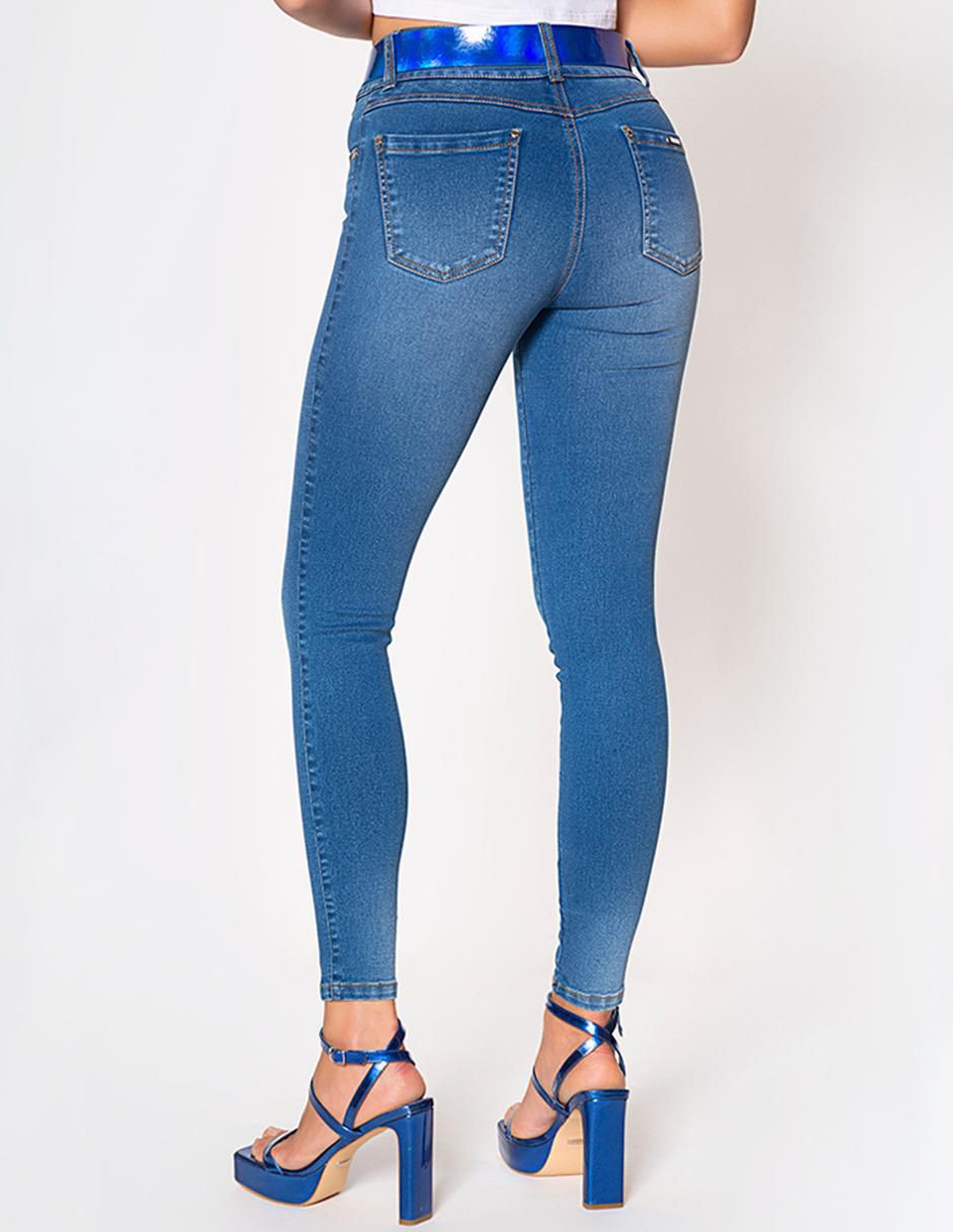 Jeans ultra slim cintura Estocolmo para mujer 2