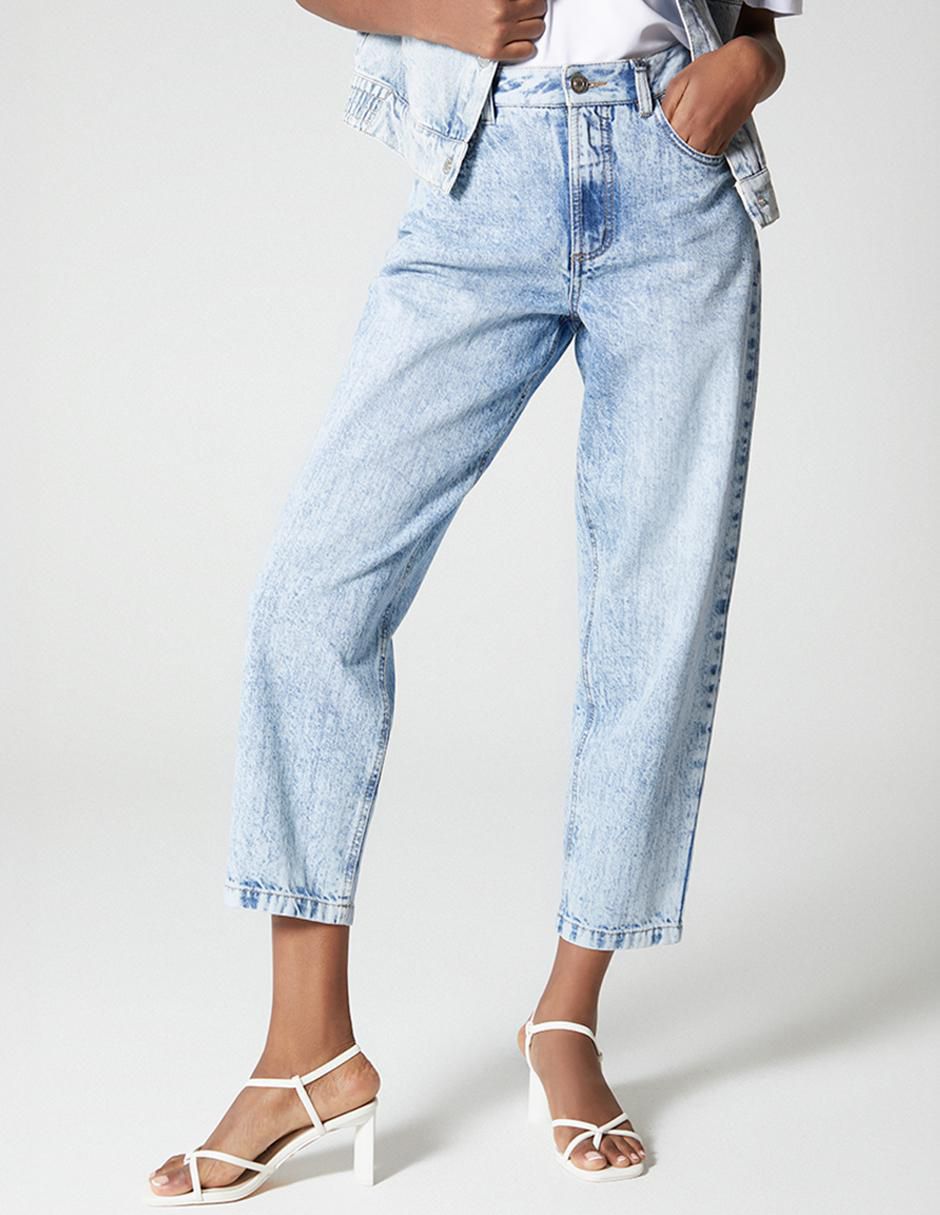 Jeans boyfriend cintura alta para mujer Jeans boyfriend cintura alta para mujer