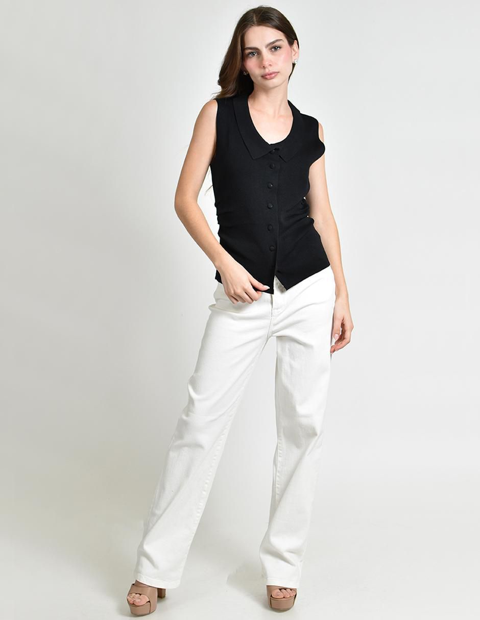 Blusa sin manga para mujer 4