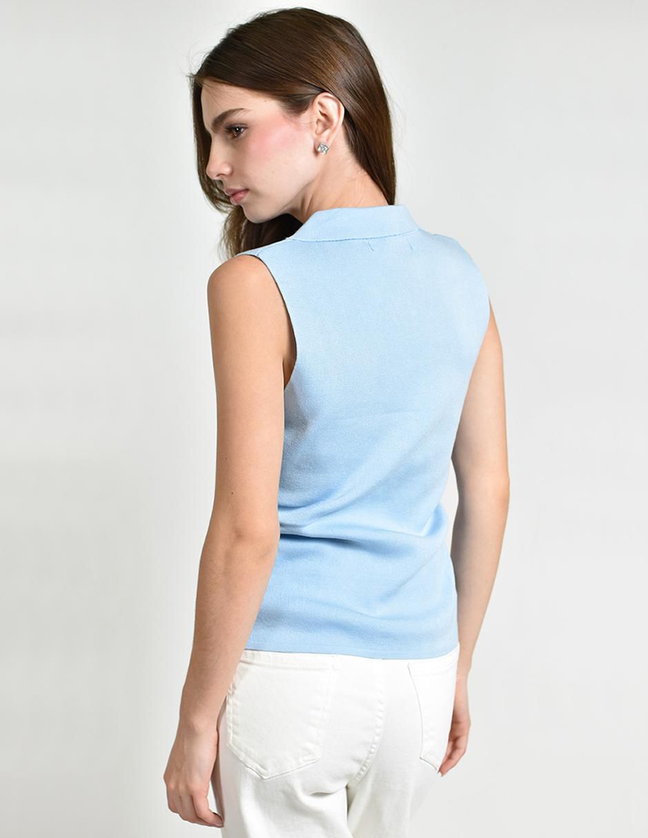 Blusa sin manga para mujer 3