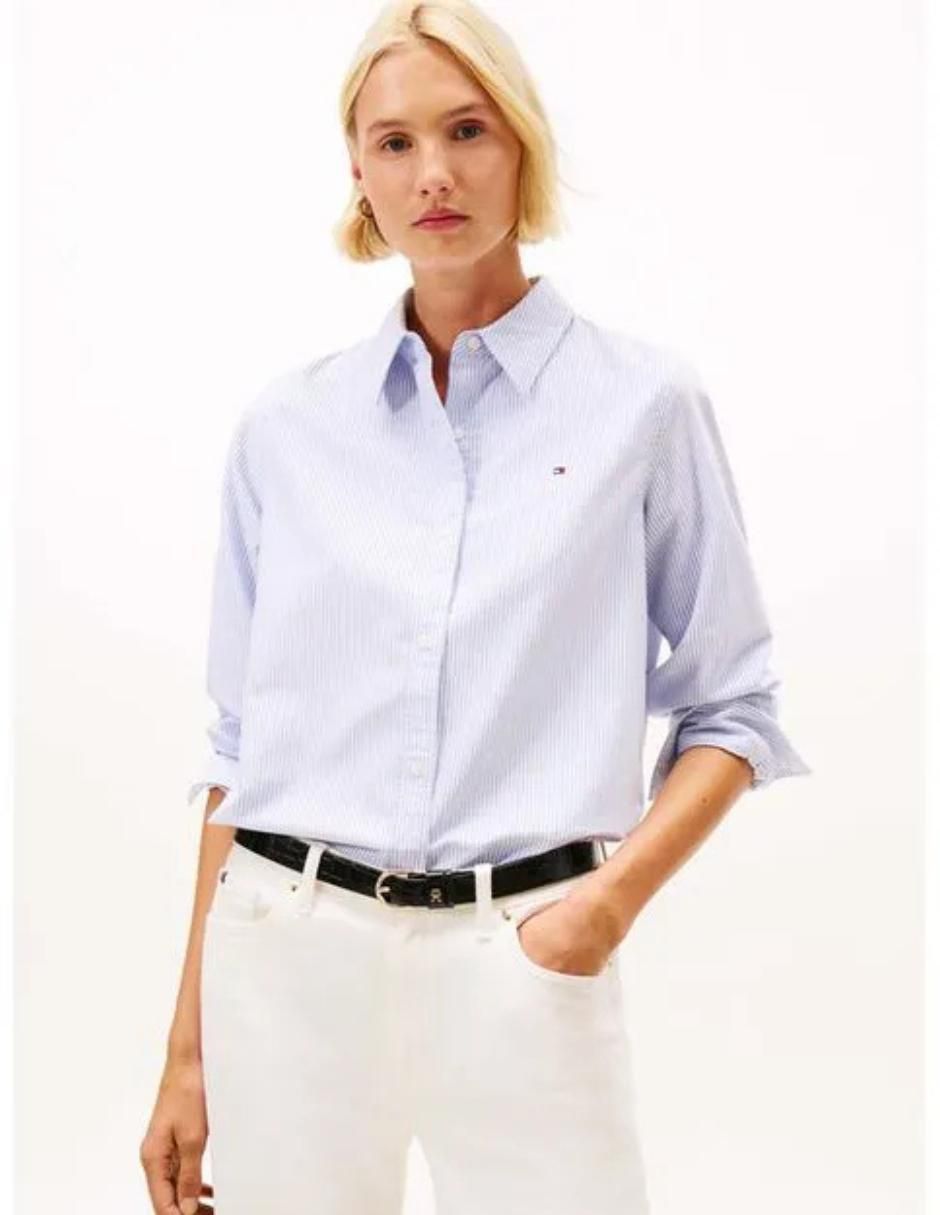 Camisa de algodón manga larga para mujer Camisa de algodón manga larga para mujer