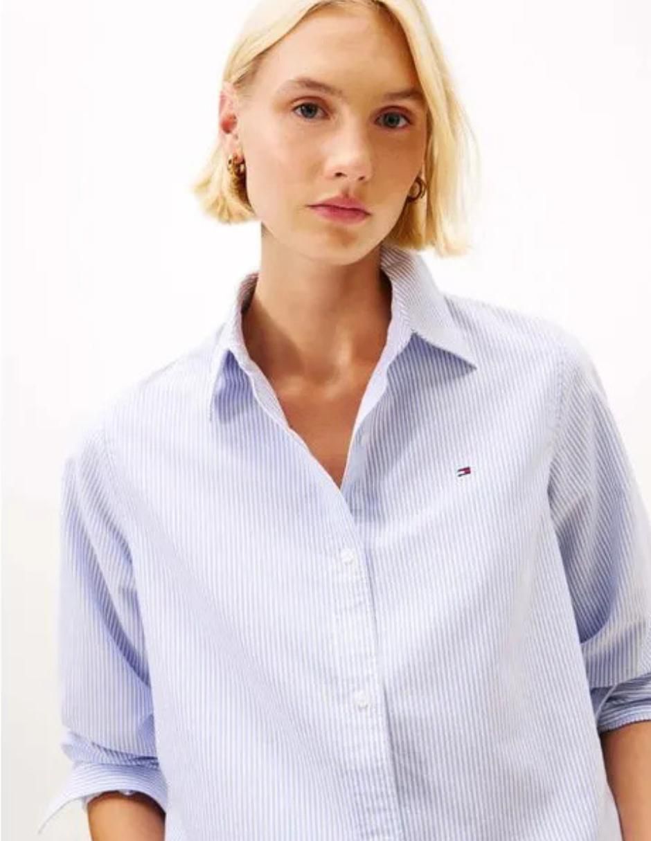 Camisa de algodón manga larga para mujer 3