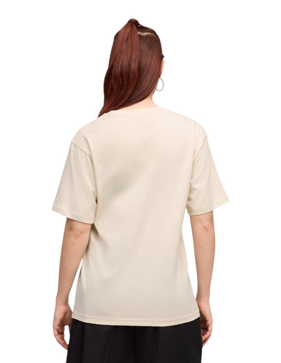 Playera "manga" corta puma graphic animal relaxed "cuello" redondo "para mujer"