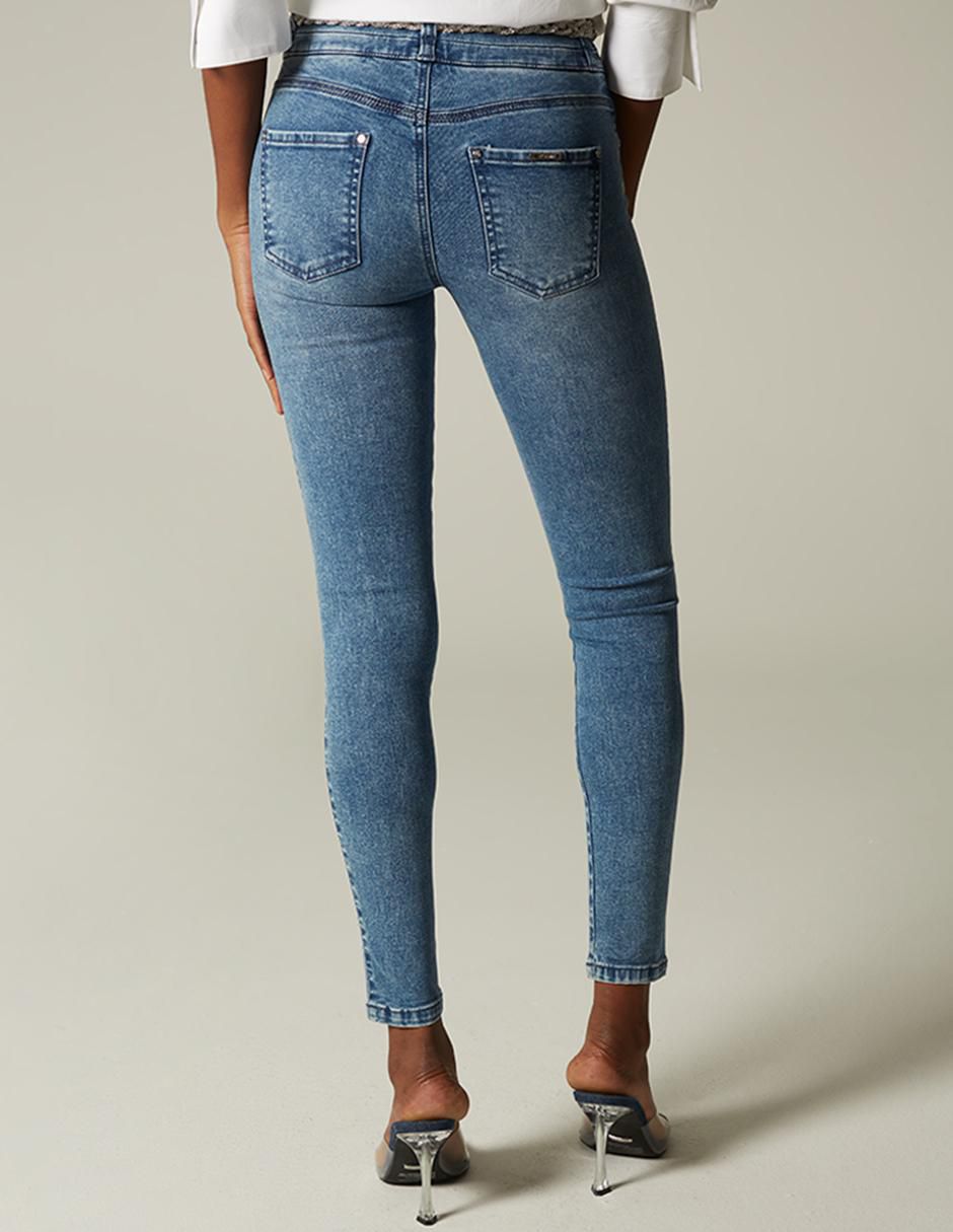 Jeans ultra slim cintura alta para mujer 2