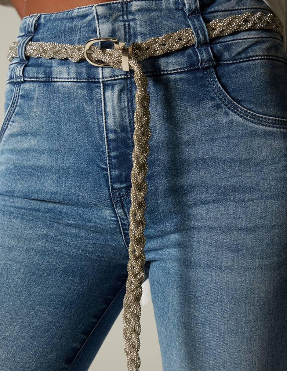 Jeans ultra slim cintura alta para mujer 4