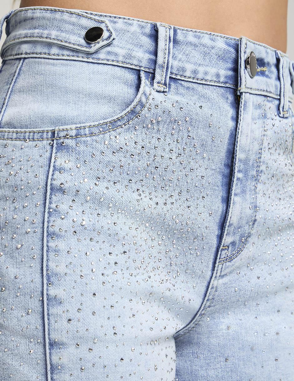 Jeans barrel cintura alta Buenissima para mujer 4