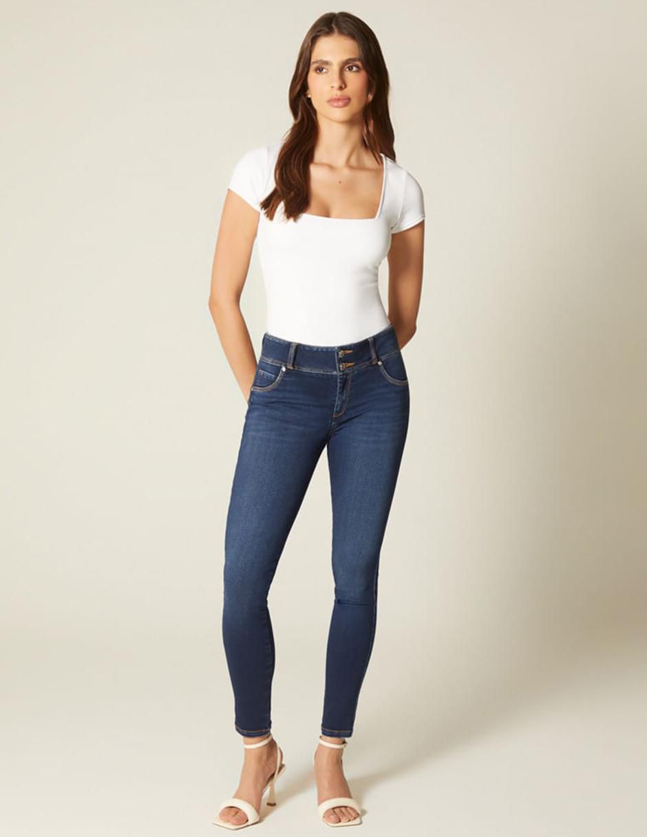 Jeans ultra slim cintura Estocolmo Crawford Light para mujer 3