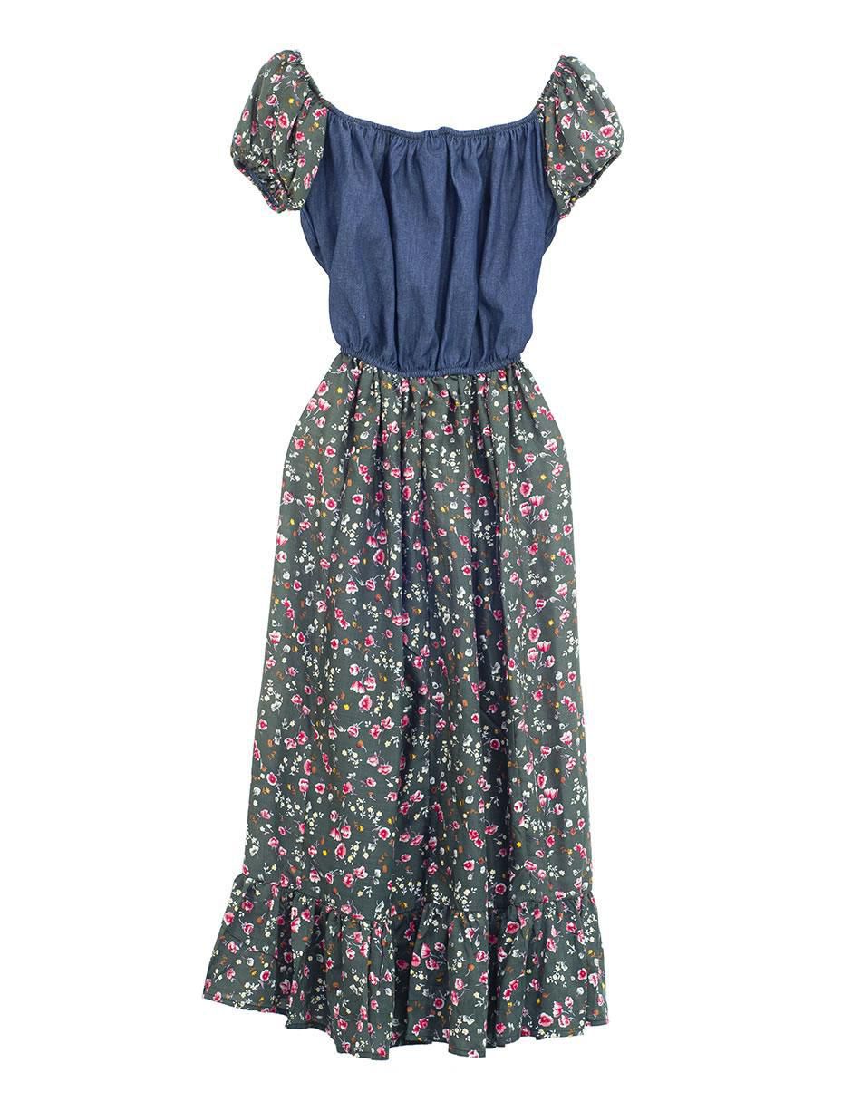 Vestido largo casual angelozano w61 vestido bardot "para mujer"