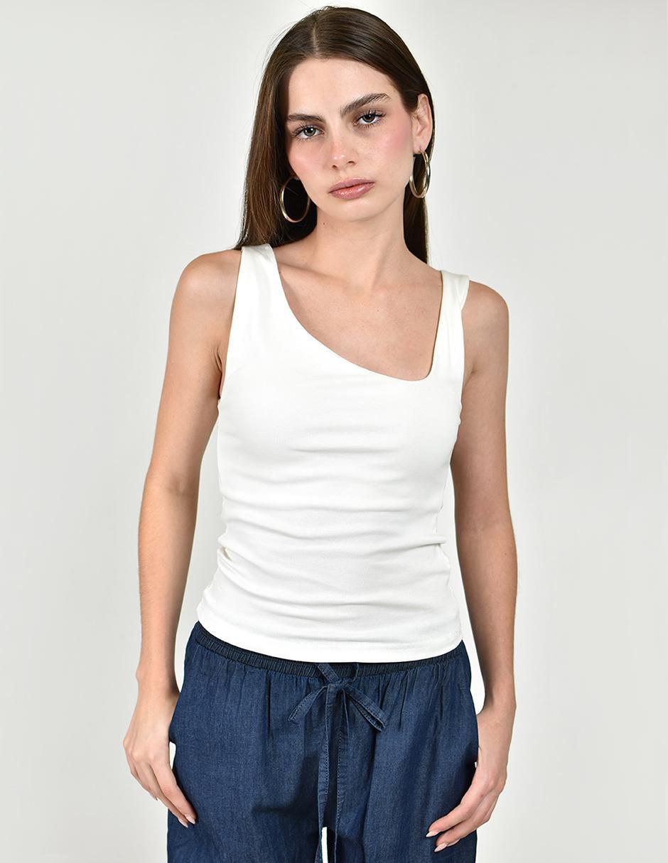 Blusa sin manga para mujer 4