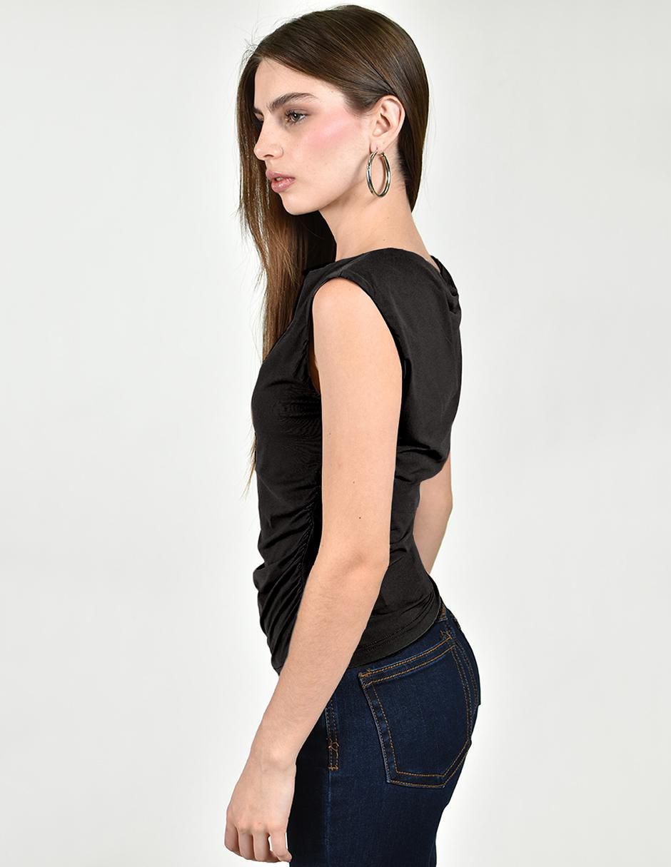 Blusa sin manga para mujer 2
