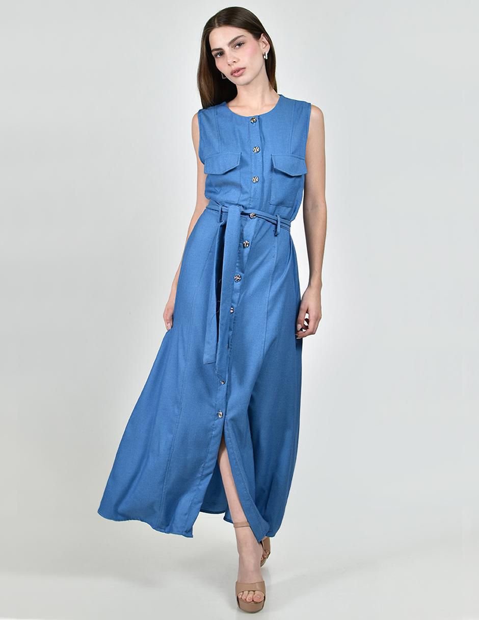 Vestido largo casual para mujer