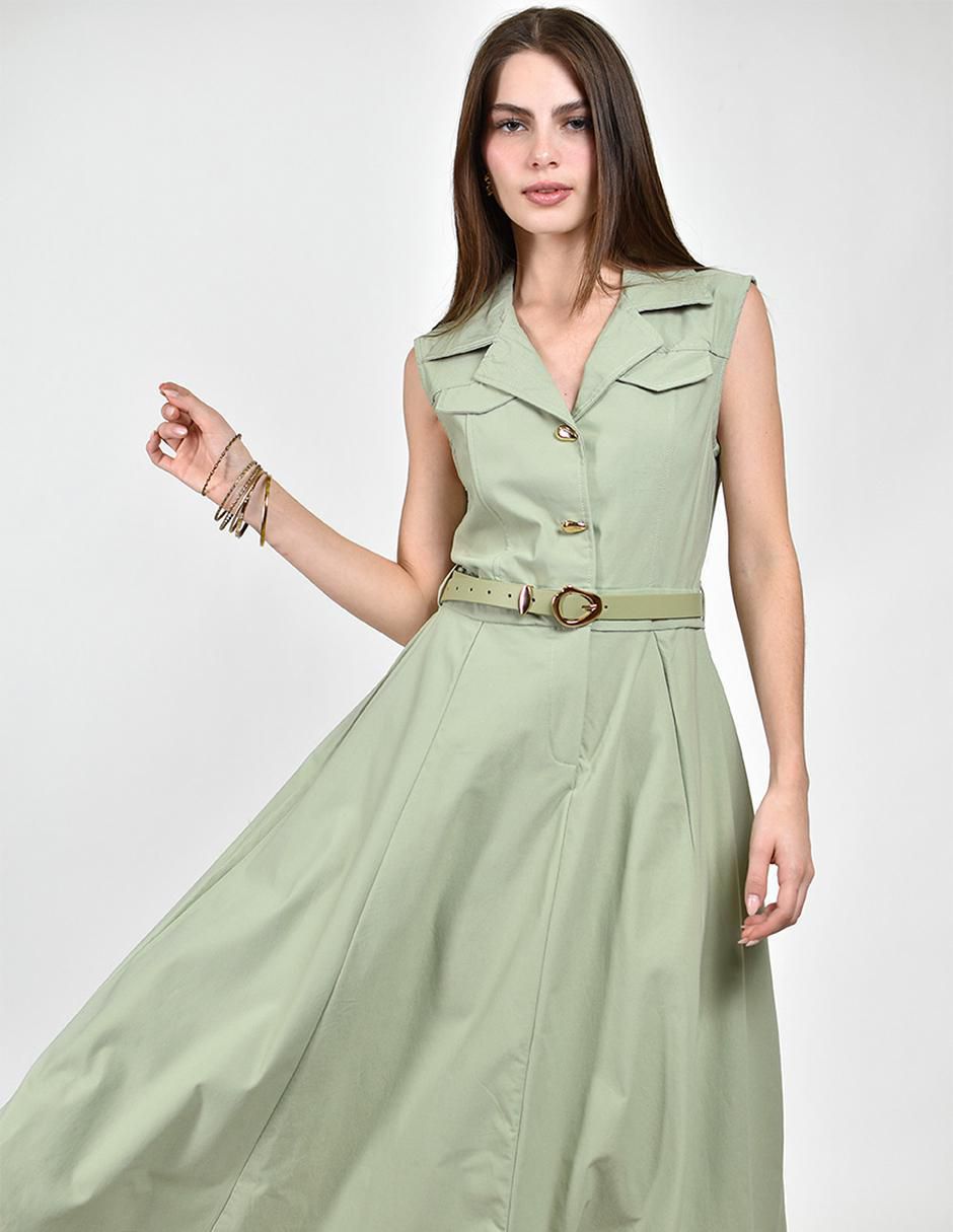 Vestido midi casual para mujer 4