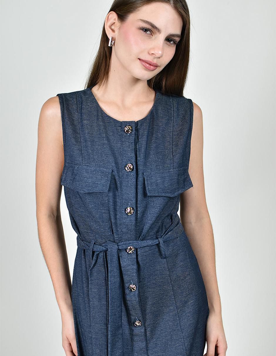 Vestido largo casual para mujer 4