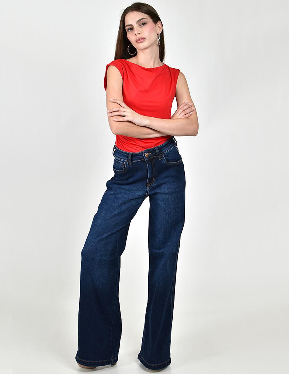 Jeans wide leg cintura alta Seven Jeans para mujer 5