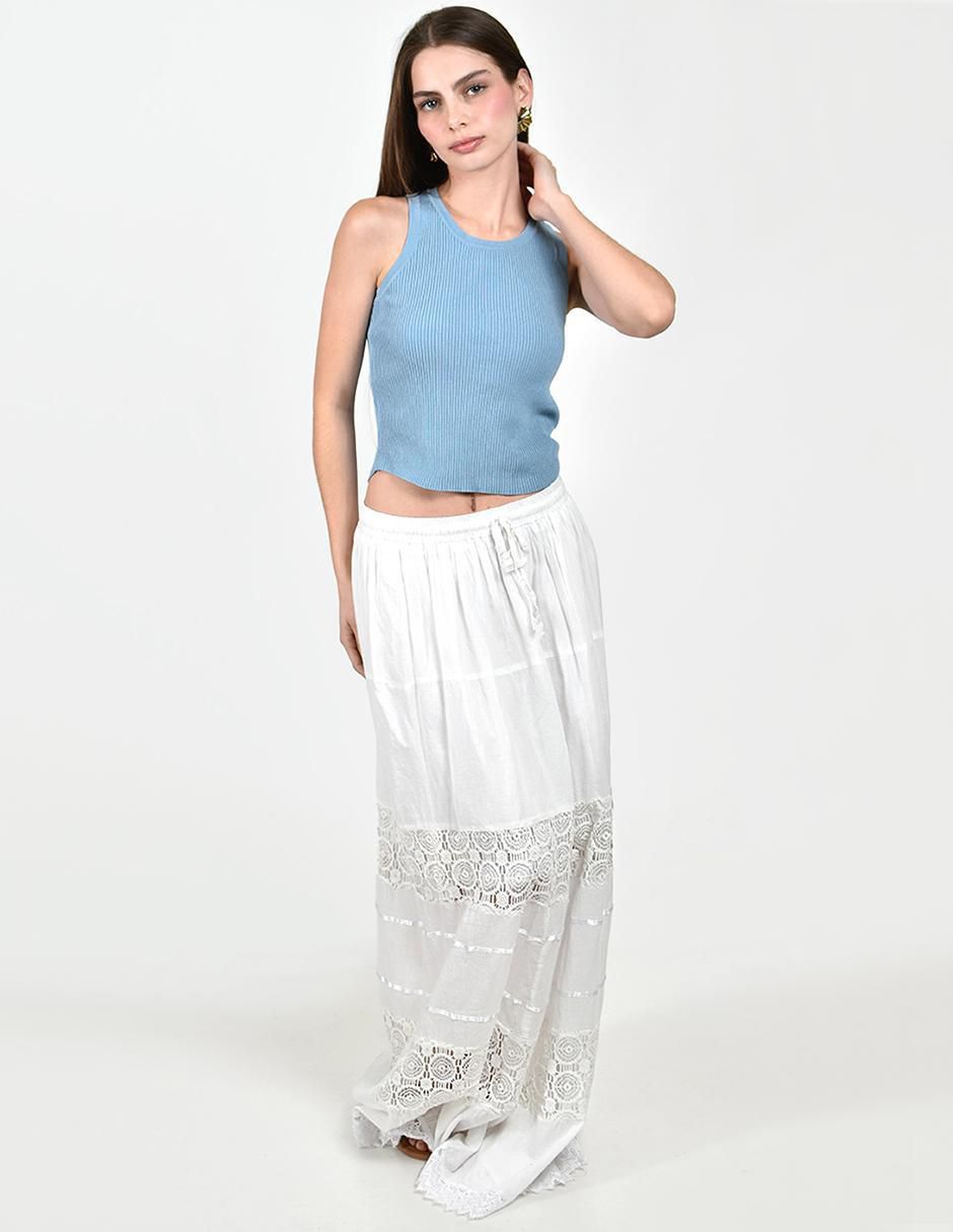 Blusa sin manga para mujer 5