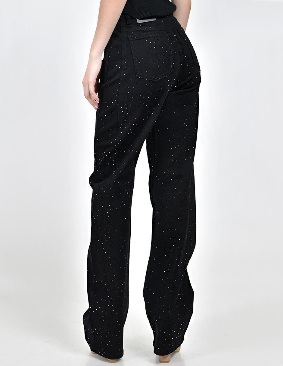 Jeans wide leg cintura alta para mujer 3