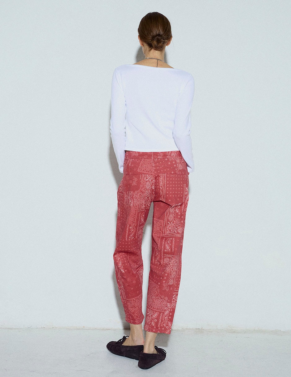 Jeans slim corte cintura para mujer 9