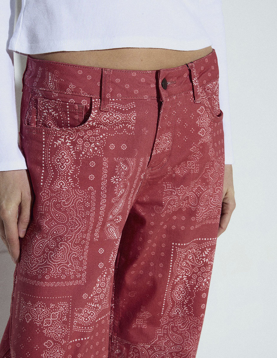 Jeans slim corte cintura para mujer 10
