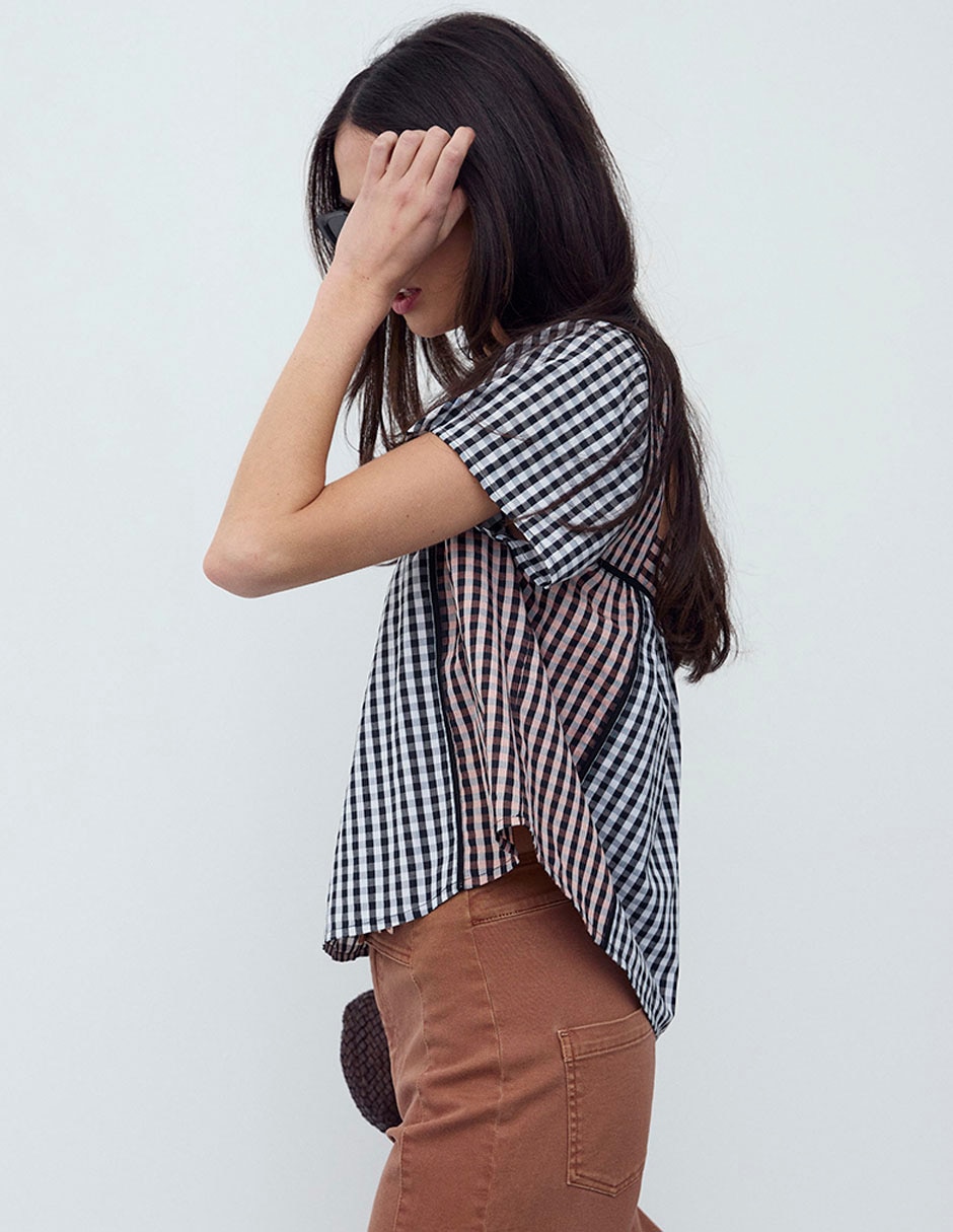 Blusa manga corta para mujer 3