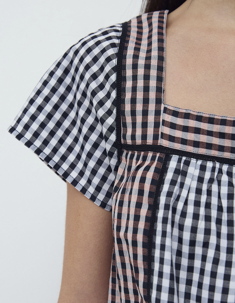 Blusa manga corta para mujer 6