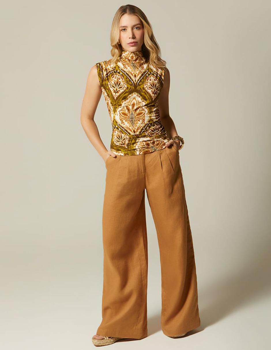 Blusa Saudita Ancestral sin manga para mujer 3