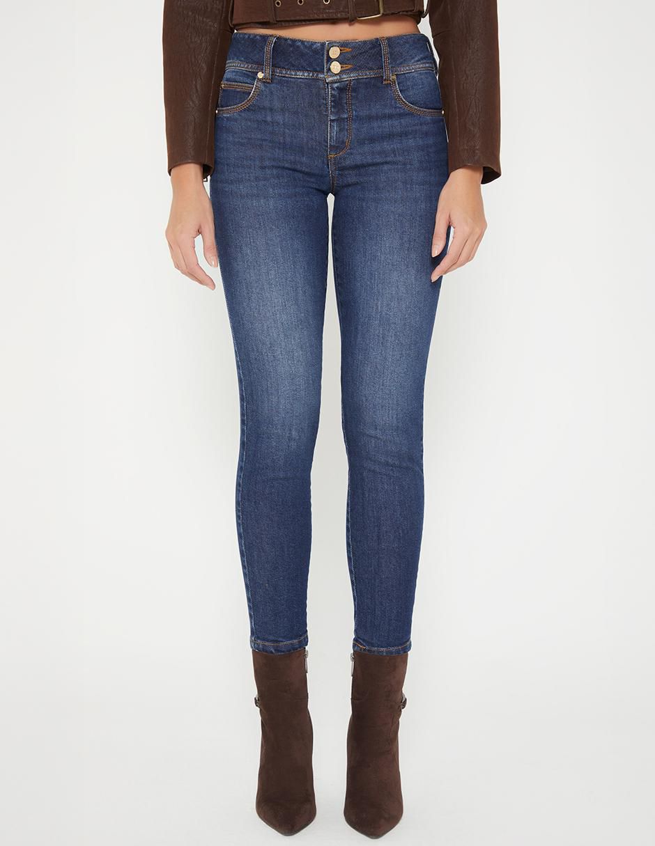 Jeans skinny cintura Bangkok para mujer
