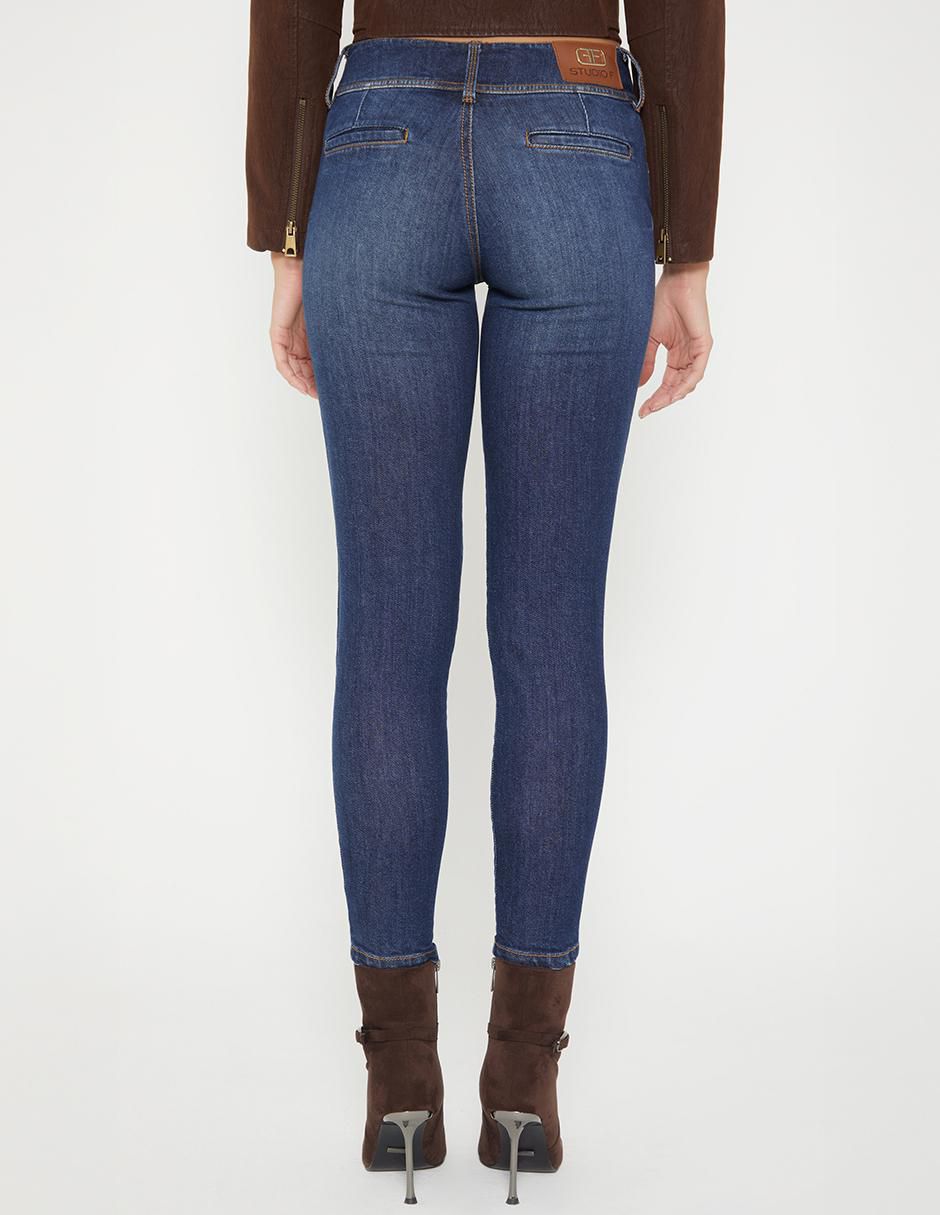Jeans skinny cintura Bangkok para mujer 2