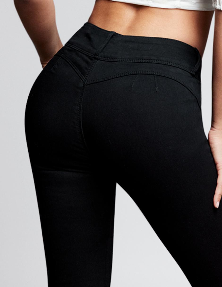 Jeans skinny corte cintura alta para mujer 5